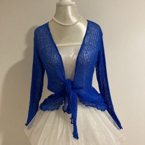 Ikat vestje Kobaltblauw - Trendy Mode Tholen