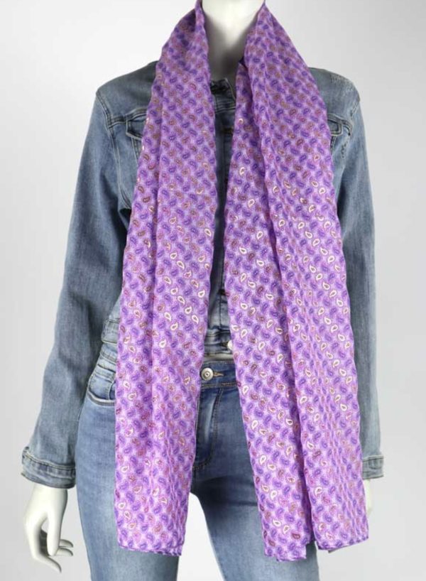 Trendy Mode Tholen Sjaal Ceri Violet