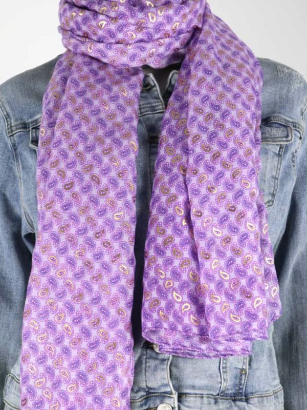 Trendy Mode Tholen Sjaal Ceri - Violet