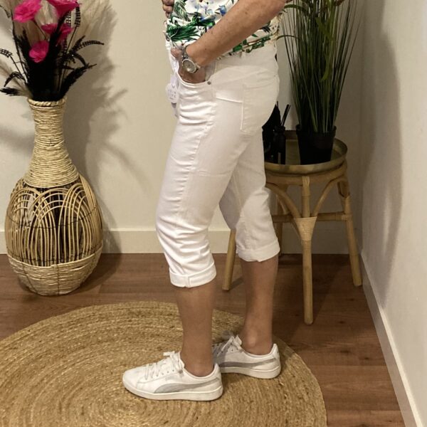 Norfy Capri Jeans Off White - Trendy Mode Tholen