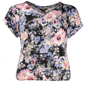 NED Shirt Rozenprint Pastel - Trendy Mode Tholen