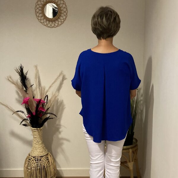 Top Marja Kobaltblauw - Trendy Mode Tholen