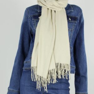 Sjaal Justine Beige - Trendy Mode Tholen