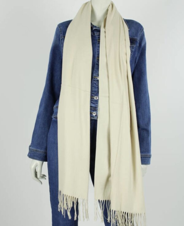 Sjaal Justine Beige - Trendy Mode Tholen