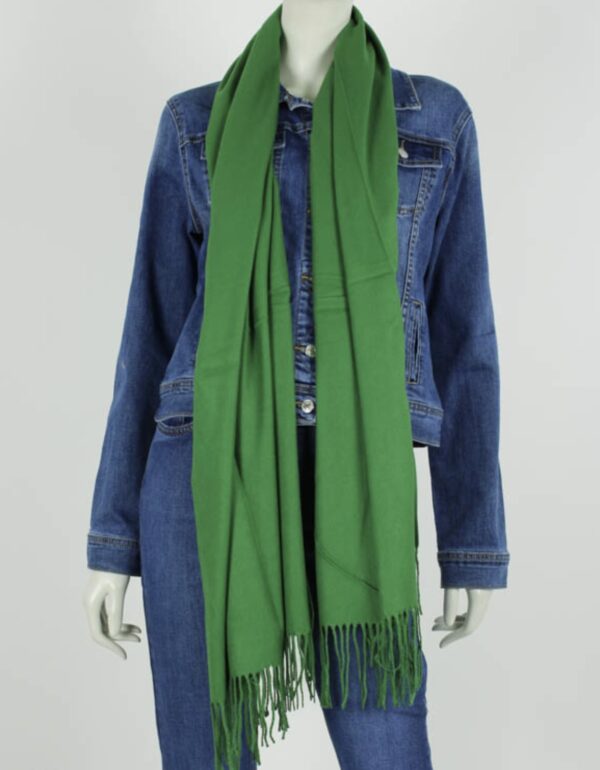 Sjaal Justine Cucci Groen - Trendy Mode Tholen