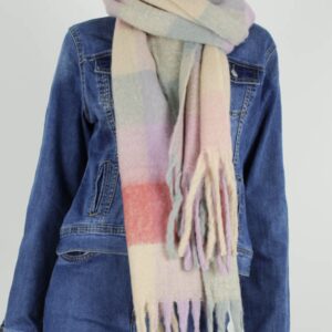 Sjaal Floriana Pastel - Trendy Mode Tholen
