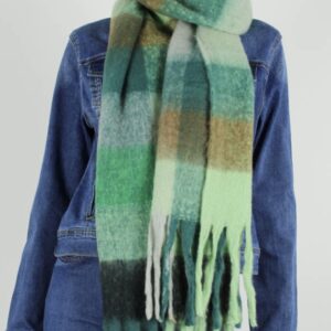 Sjaal Floriana Groen - Trendy Mode Tholen