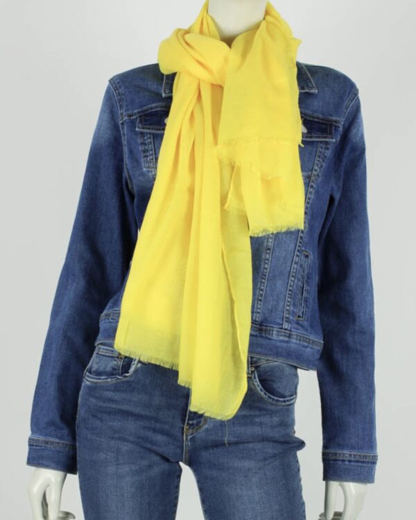 Trendy Mode Tholen - Sjaal Bibi Geel