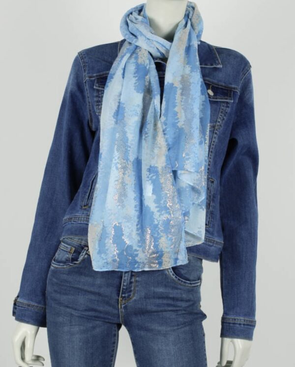 Trendy Mode Tholen - Sjaal Sonia Licht Blauw