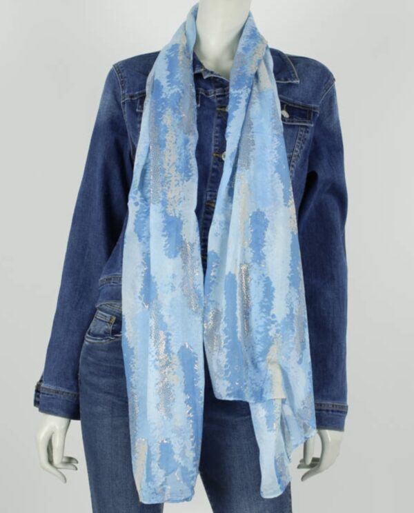 Trendy Mode Tholen - Sjaal Sonia Licht Blauw