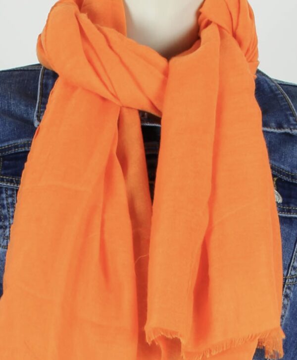 Trendy Mode Tholen - Sjaal Bibi Oranje