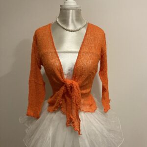 Trendy Mode Tholen - Ikat vestje Oranje 11