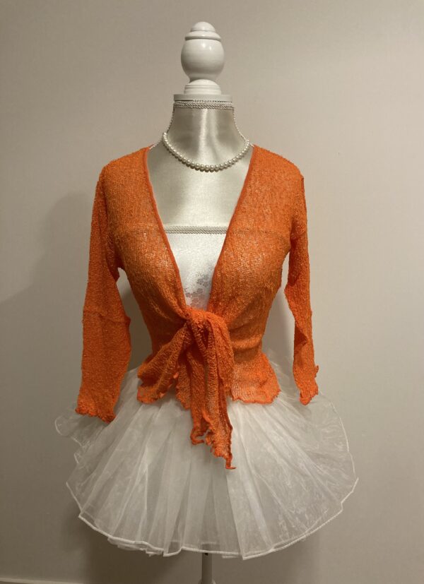 Trendy Mode Tholen - Ikat vestje Oranje 11