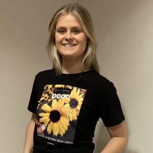 Trendy Mode Tholen - Shirt Sunflower Zwart