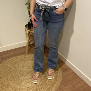 Trendy Mode Tholen - Zac & Zöe Flared Jeans Blauw