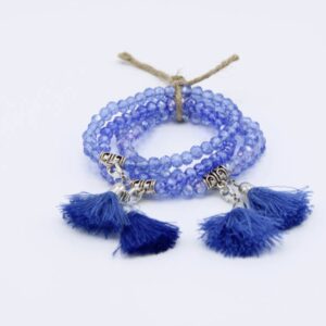 Trendy Mode Tholen - Armbandje Evita Shiny Blauw