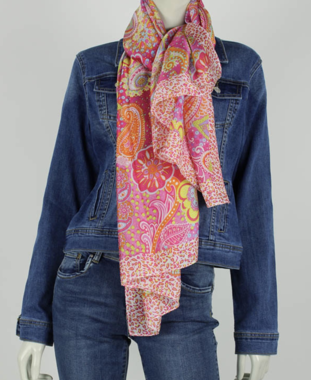 Trendy Mode Tholen - Sjaal Holly Fuchsia