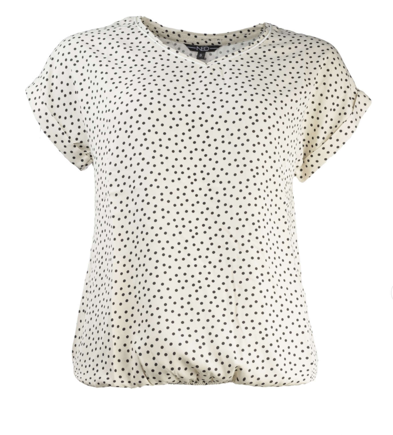 Trendy Mode Tholen - NED Shirt Nox Ecru Dots