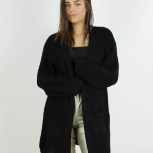 Trendy Mode Tholen - Vest Lady Short Zwart