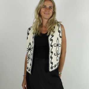 Trendy Mode Tholen - Gilet Farla Ecru