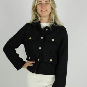 Trendy Mode Tholen - Jacket Carmen Zwart