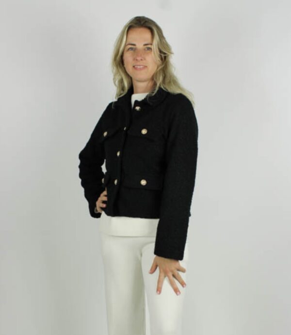 Trendy Mode Tholen - Jacket Carmen Zwart