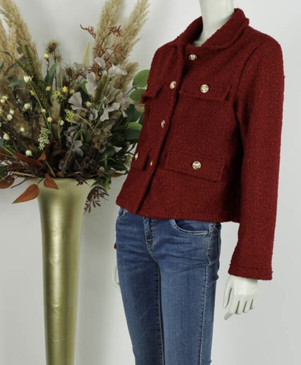 Trendy Mode Tholen - Jacket Carmen Wijn Rood